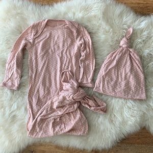 Solly Baby Knot Sleep Gown and Beanie